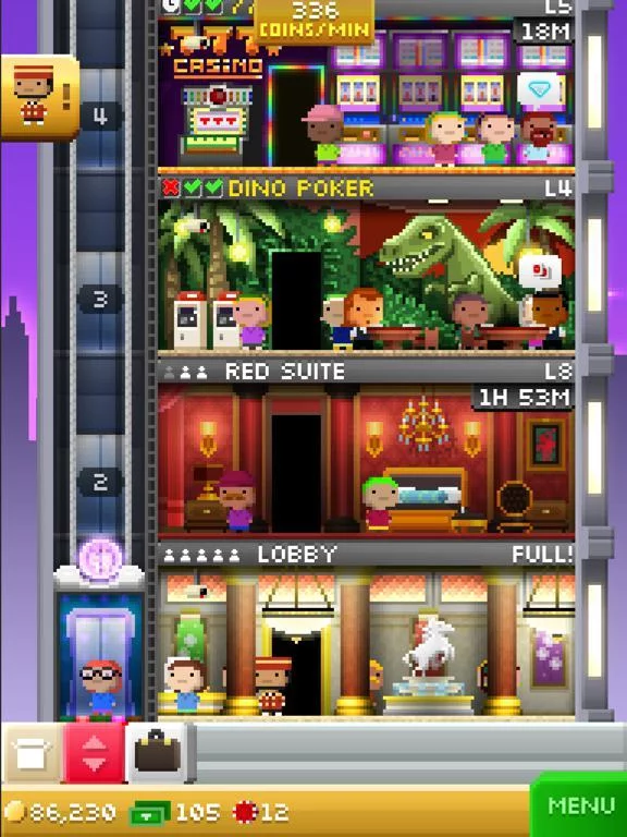 Изображение игры: Tiny Tower Vegas