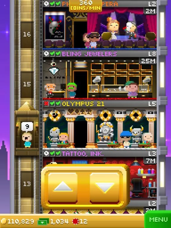 Изображение игры: Tiny Tower Vegas