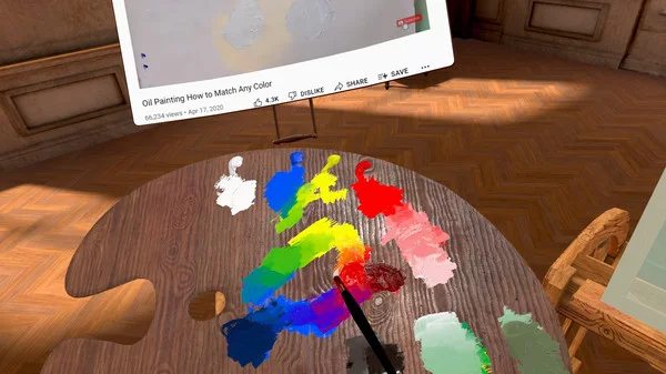 Изображение игры: Vermillion - VR Painting