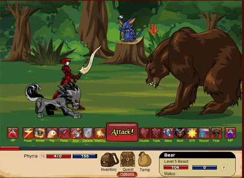 Изображение игры: DragonFable