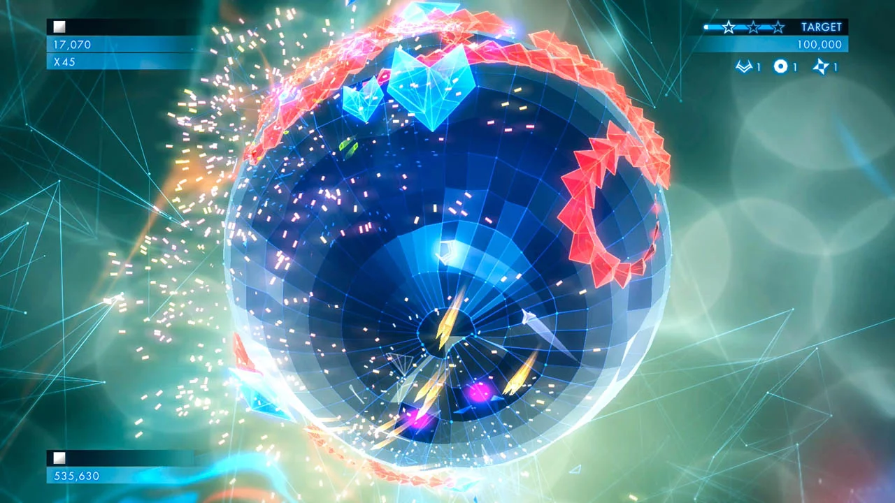 Изображение игры: Geometry Wars 3: Dimensions Evolved