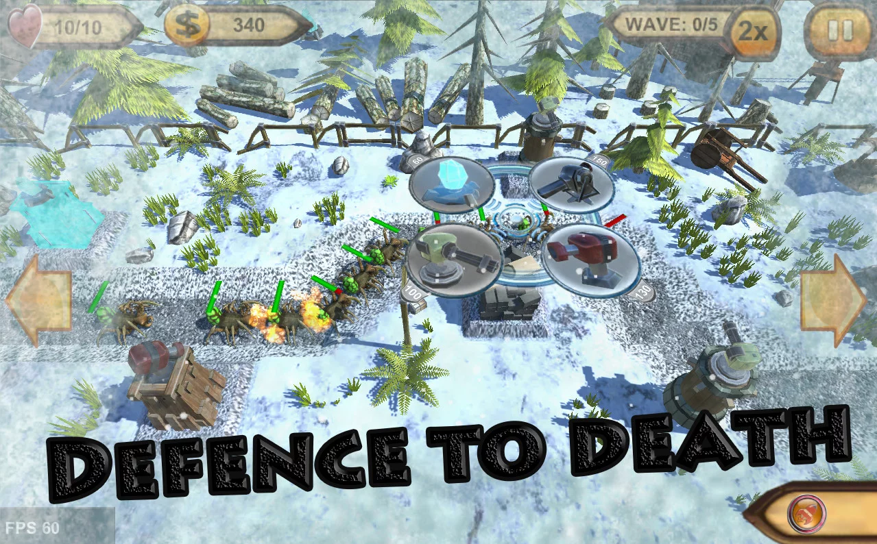 Изображение игры: Defence to death