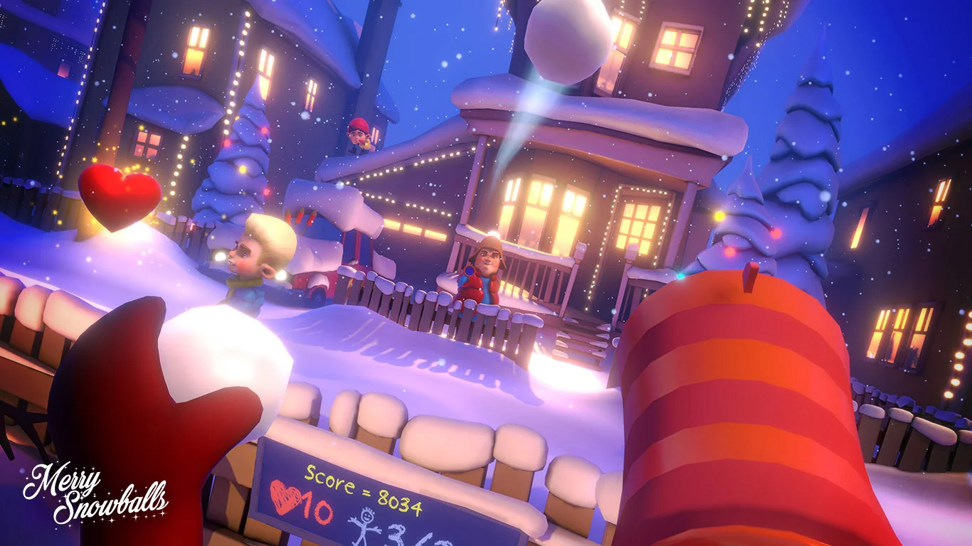 Изображение игры: Merry Snowballs
