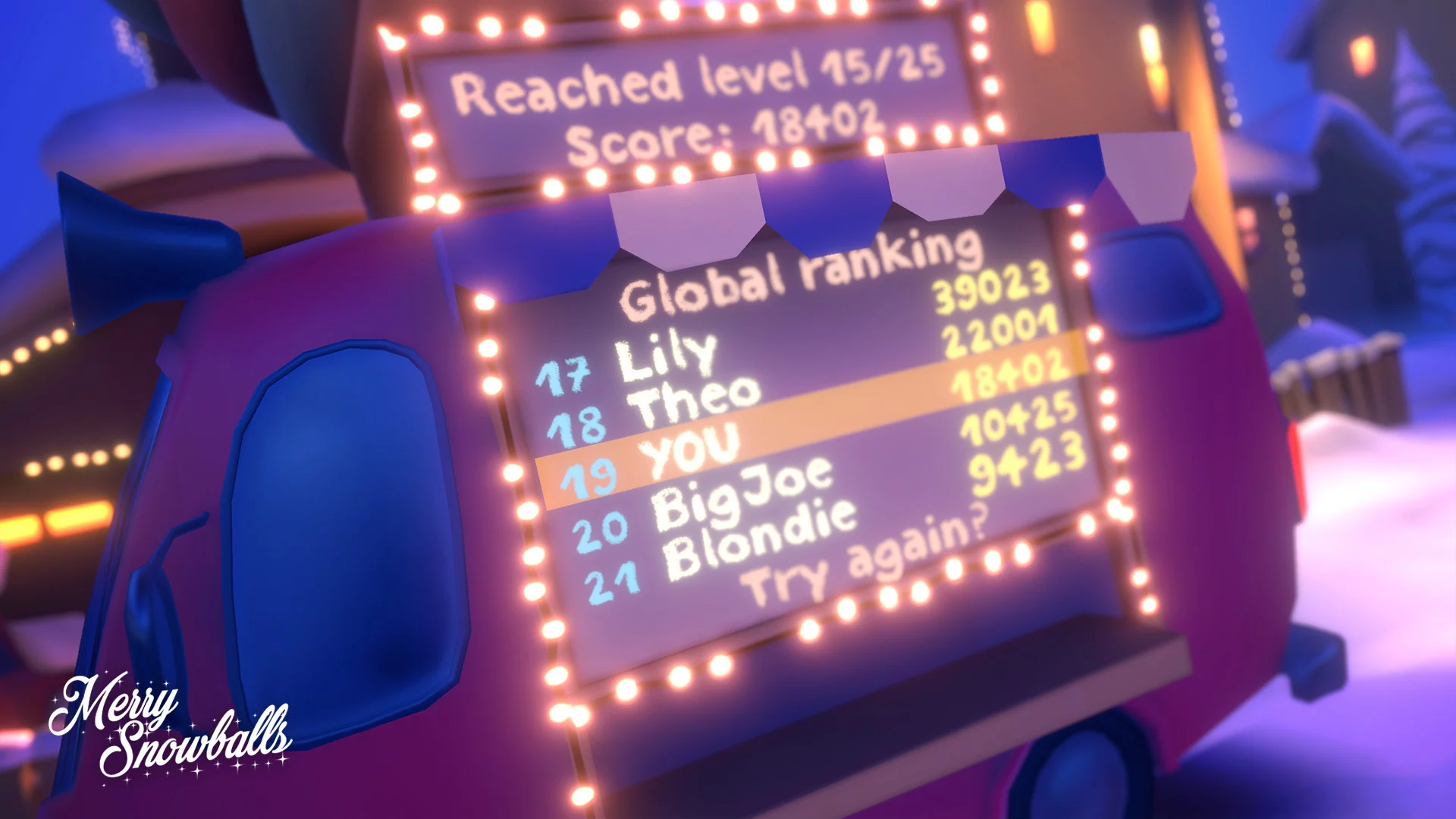 Изображение игры: Merry Snowballs