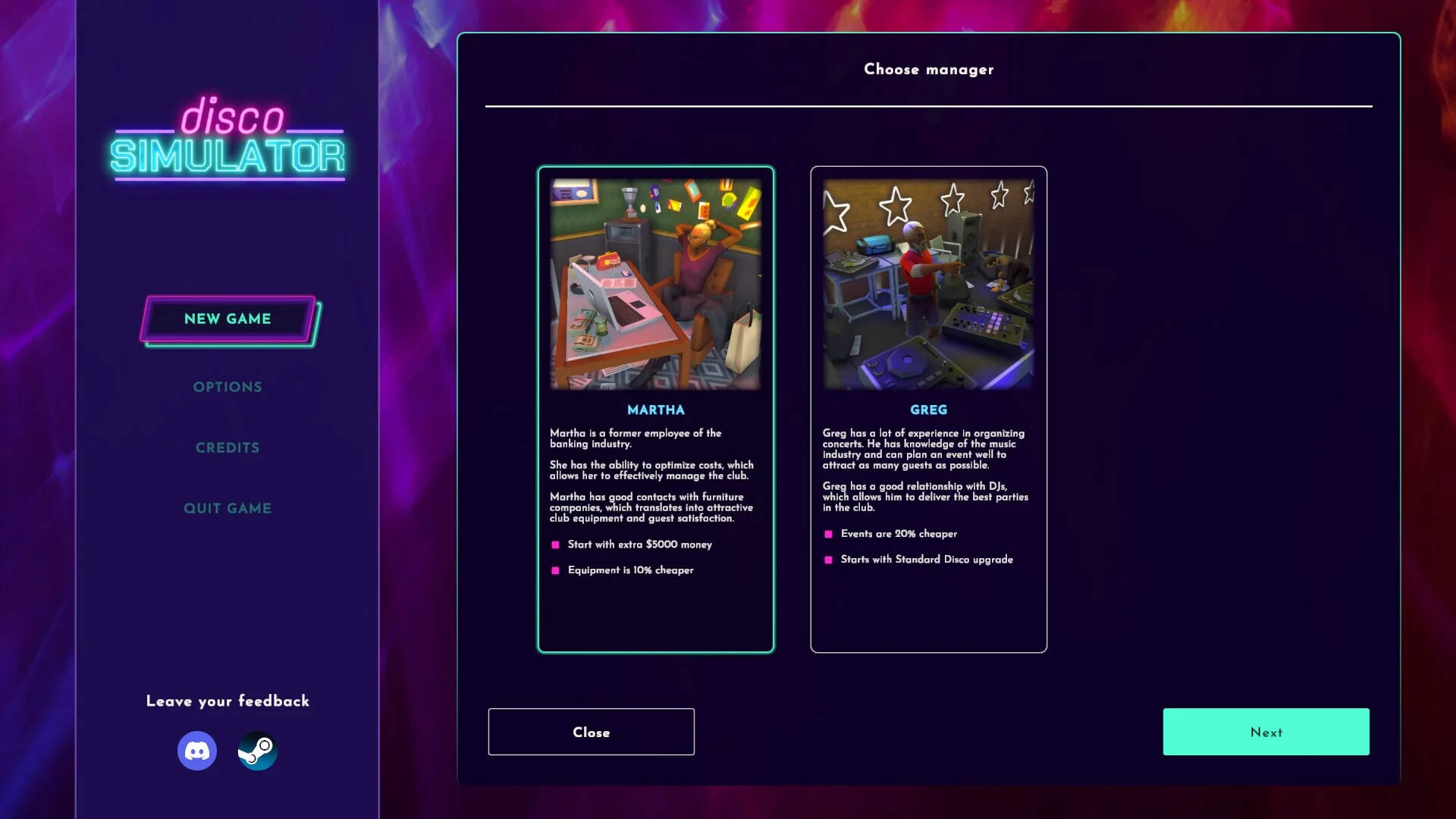 Изображение игры: Disco Simulator: Prologue
