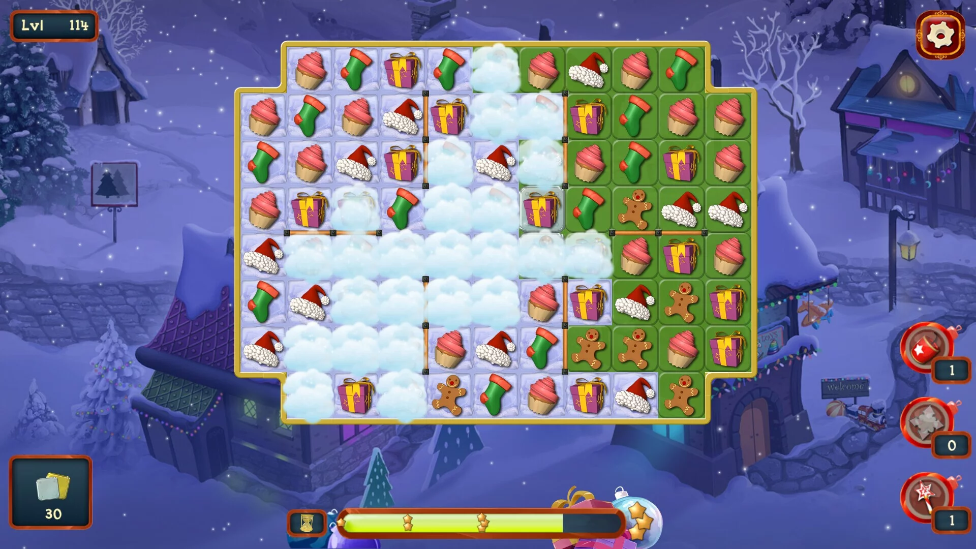 Изображение игры: Christmas Puzzle 4