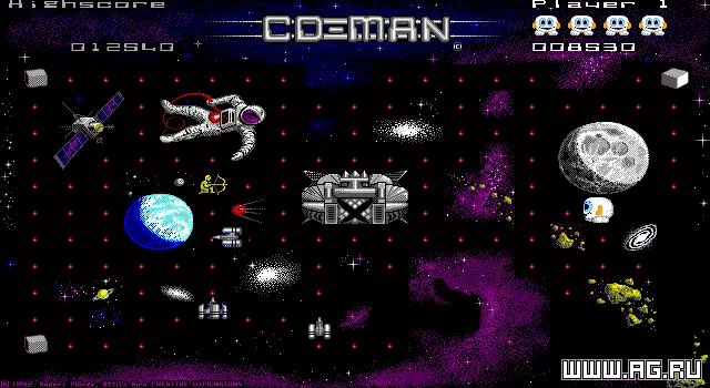 Изображение игры: CD-Man Version 2.0
