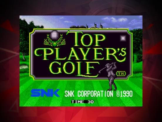 Изображение игры: TOP PLAYER’S GOLF ACA NEOGEO