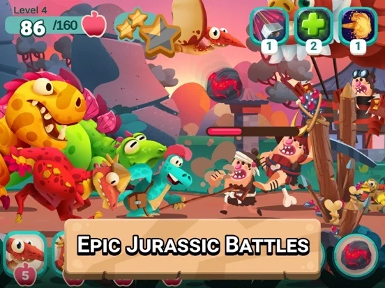 Изображение игры: Dino Bash: Travel Through Time