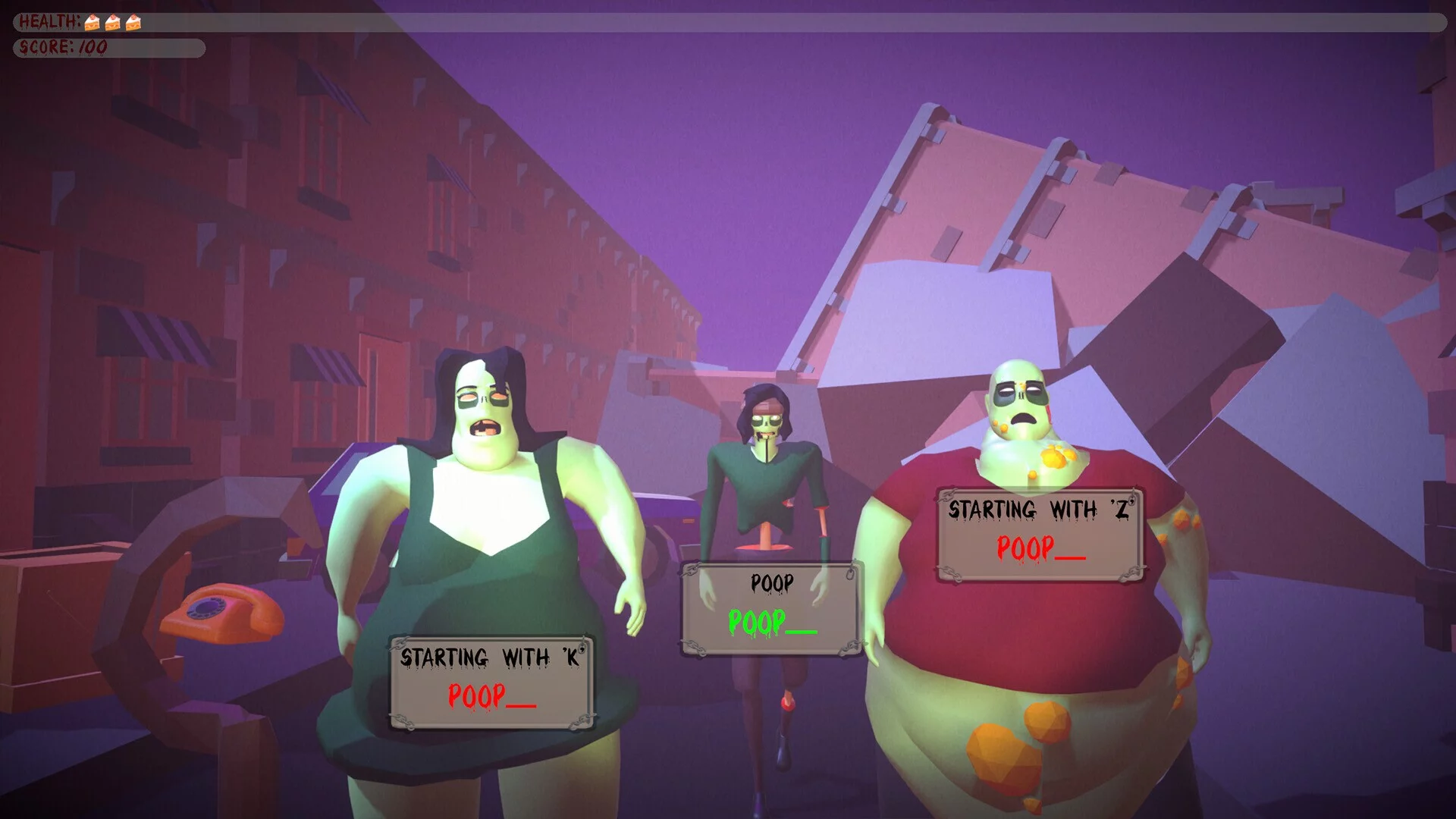 Изображение игры: Word Warrior: Zombie Typocalypse