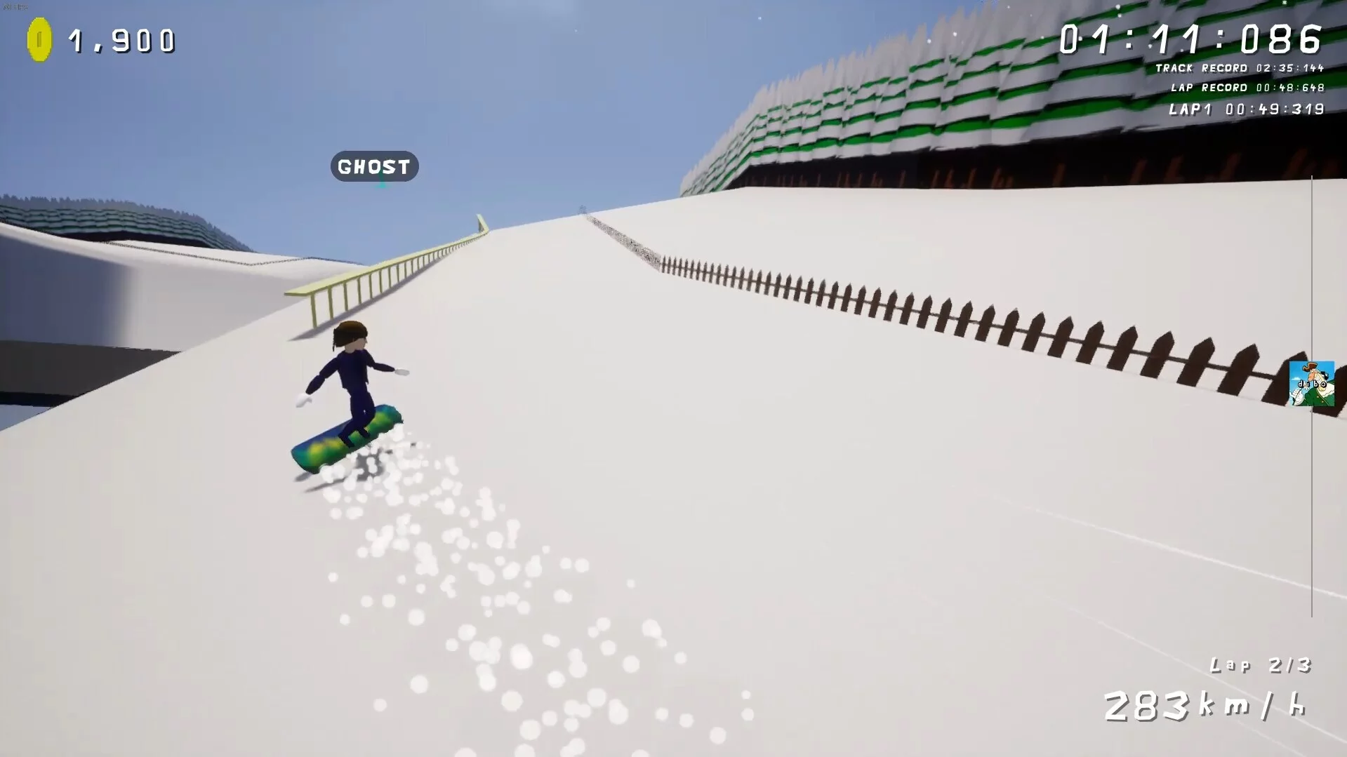 Изображение игры: Snowboard League