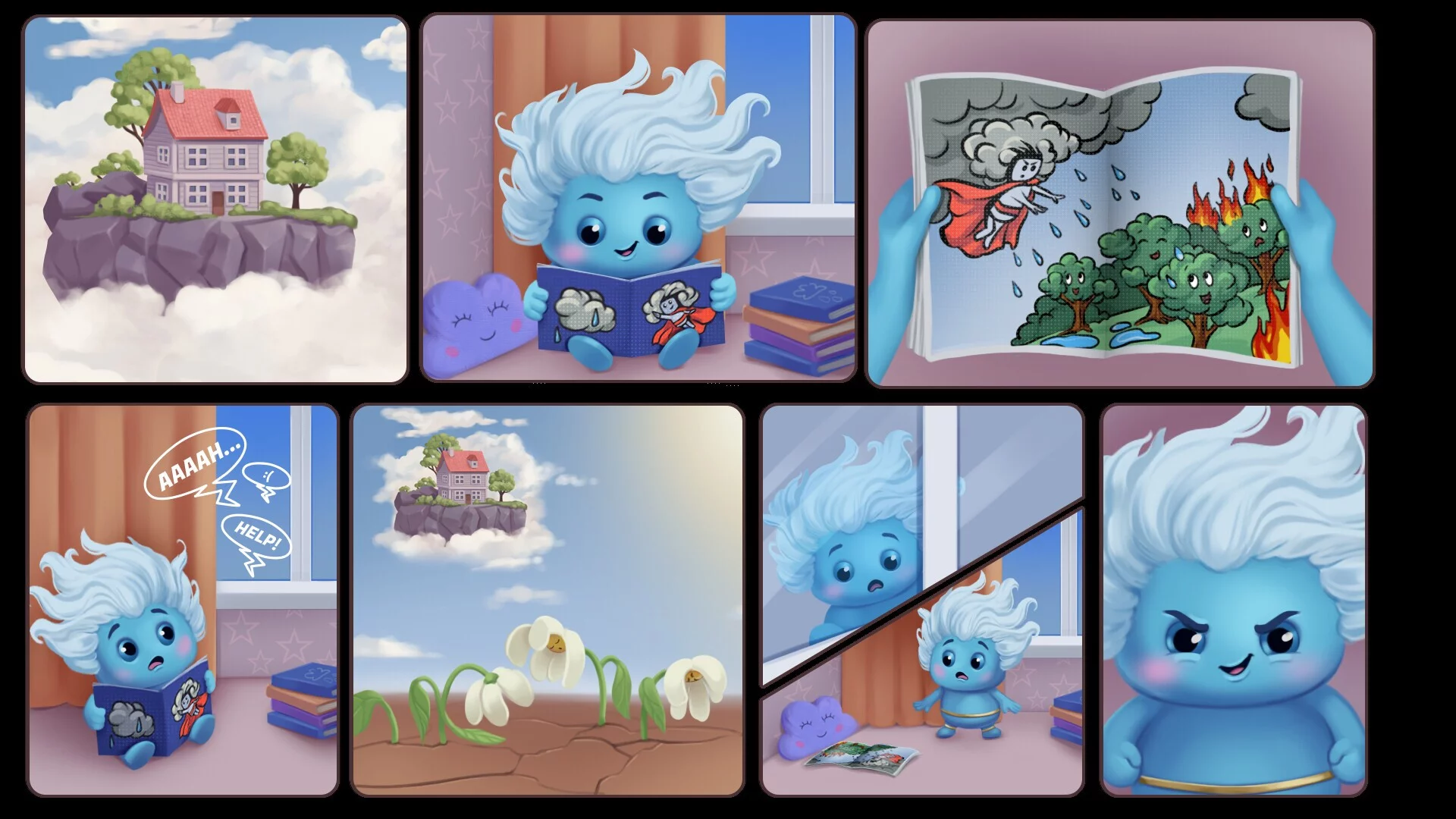 Изображение игры: The Brave Little Cloud