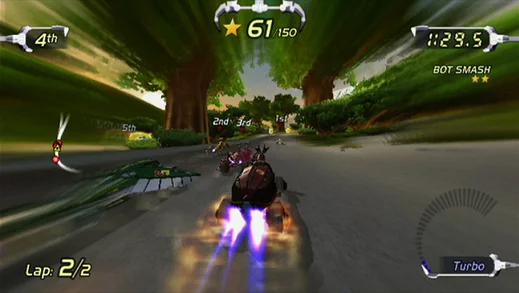 Изображение игры: Excitebots: Trick Racing