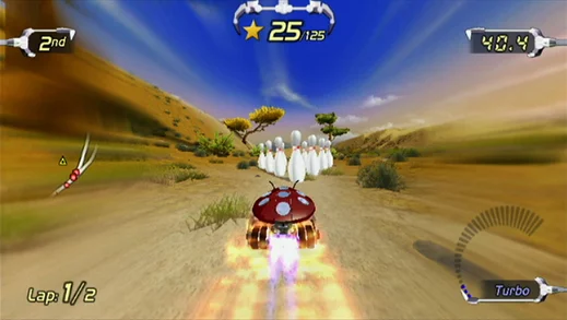 Изображение игры: Excitebots: Trick Racing