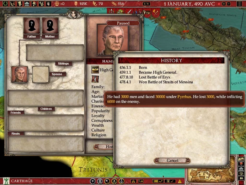 Изображение игры: Europa Universalis: Rome - Gold Edition