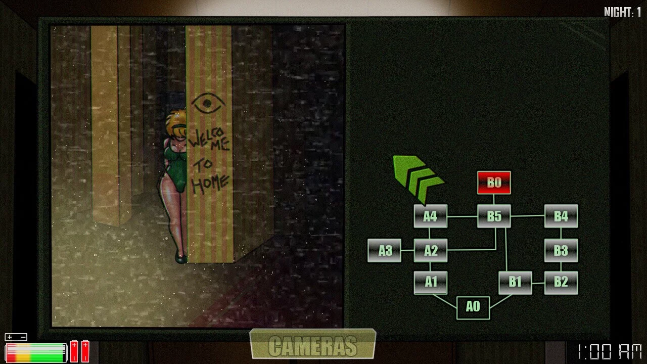 Изображение игры: Five Nights at Backrooms: Waifu Edition