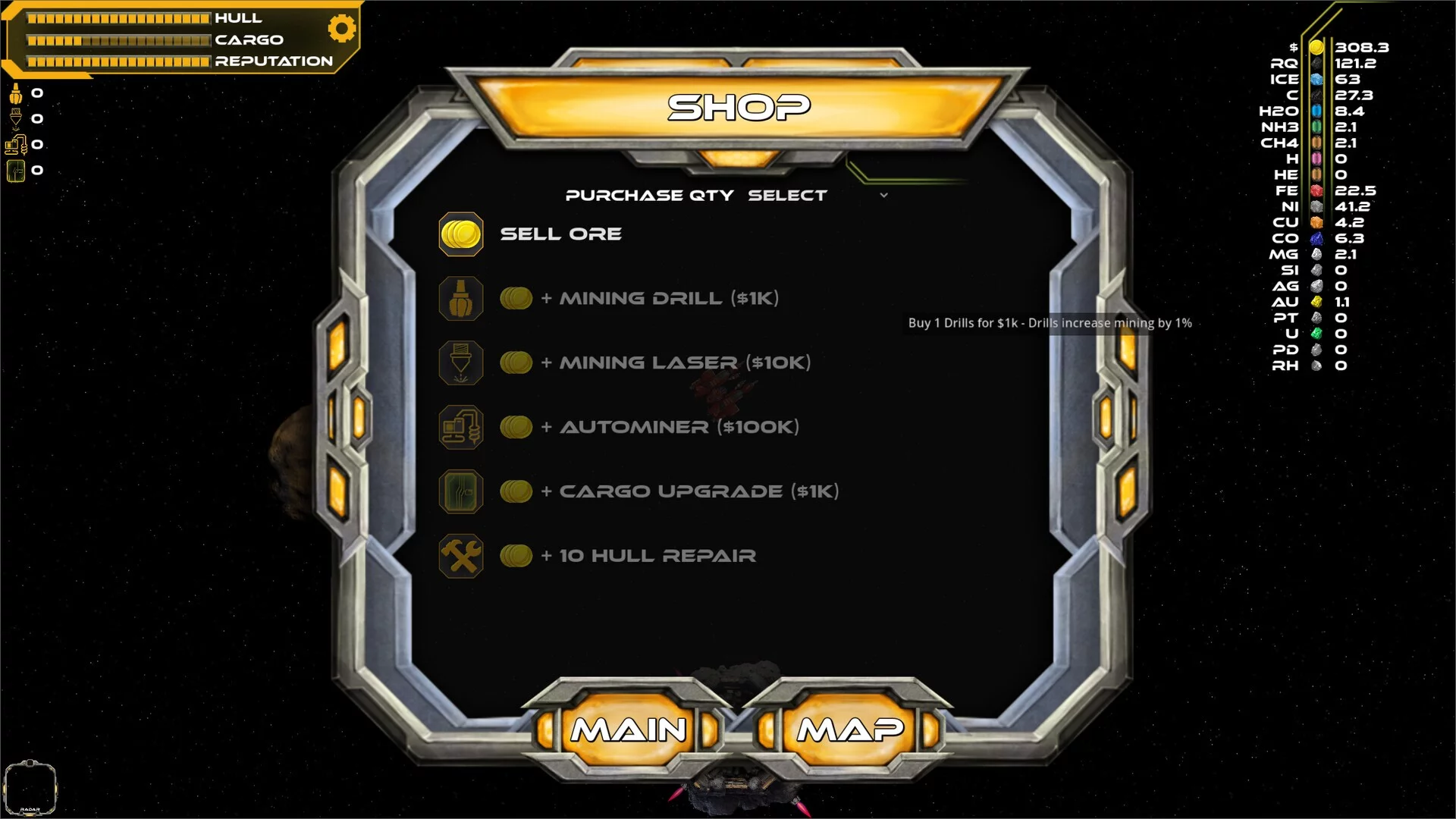 Изображение игры: Space Miner - Idle Adventures