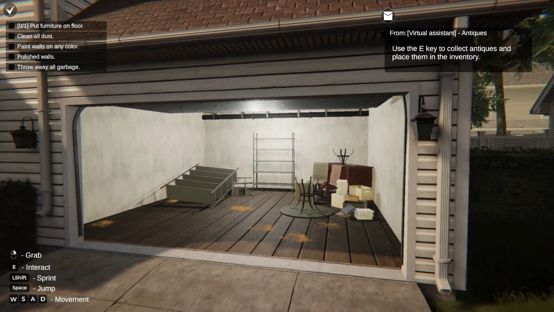 Изображение игры: Garage Flipper: Prologue