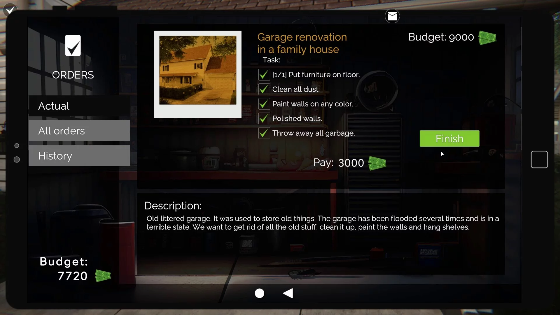 Изображение игры: Garage Flipper: Prologue