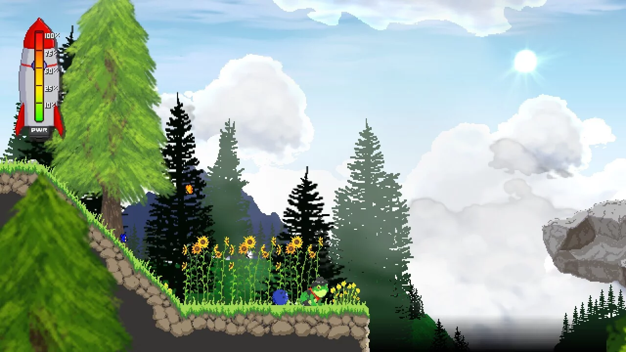 Изображение игры: Rocket Frog