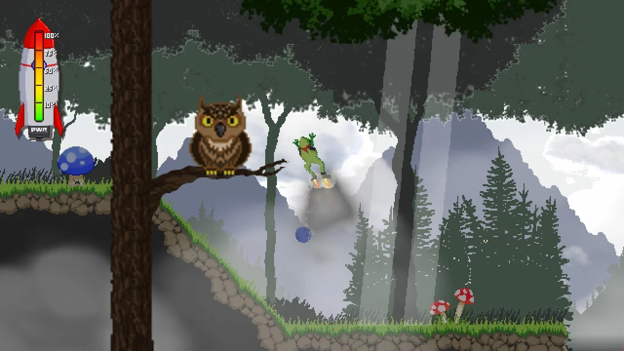Изображение игры: Rocket Frog