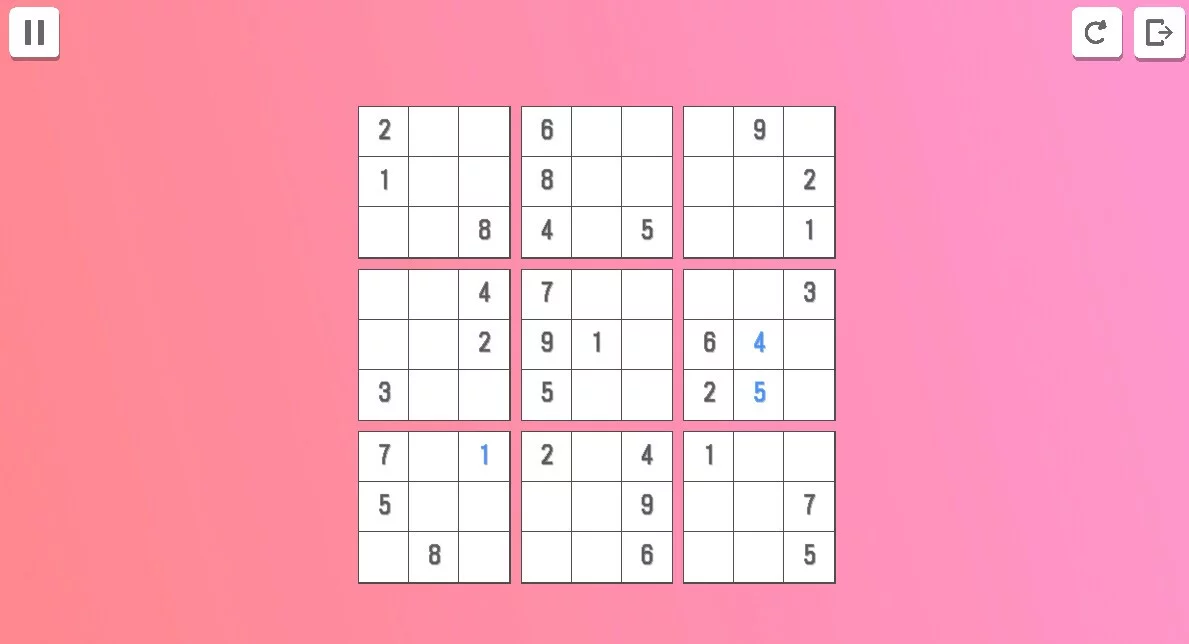 Изображение игры: Contract sudoku