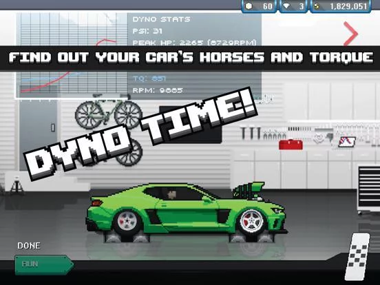 Изображение игры: Pixel Car Racer