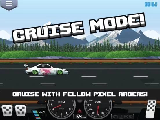 Изображение игры: Pixel Car Racer
