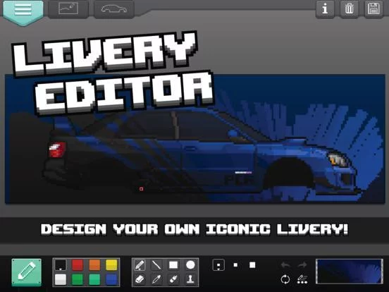 Изображение игры: Pixel Car Racer