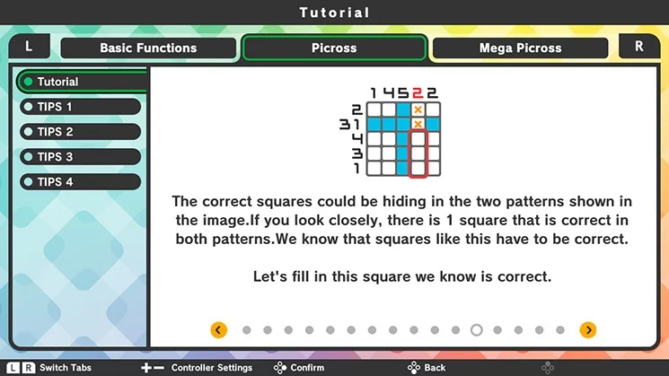 Изображение игры: PICROSS S