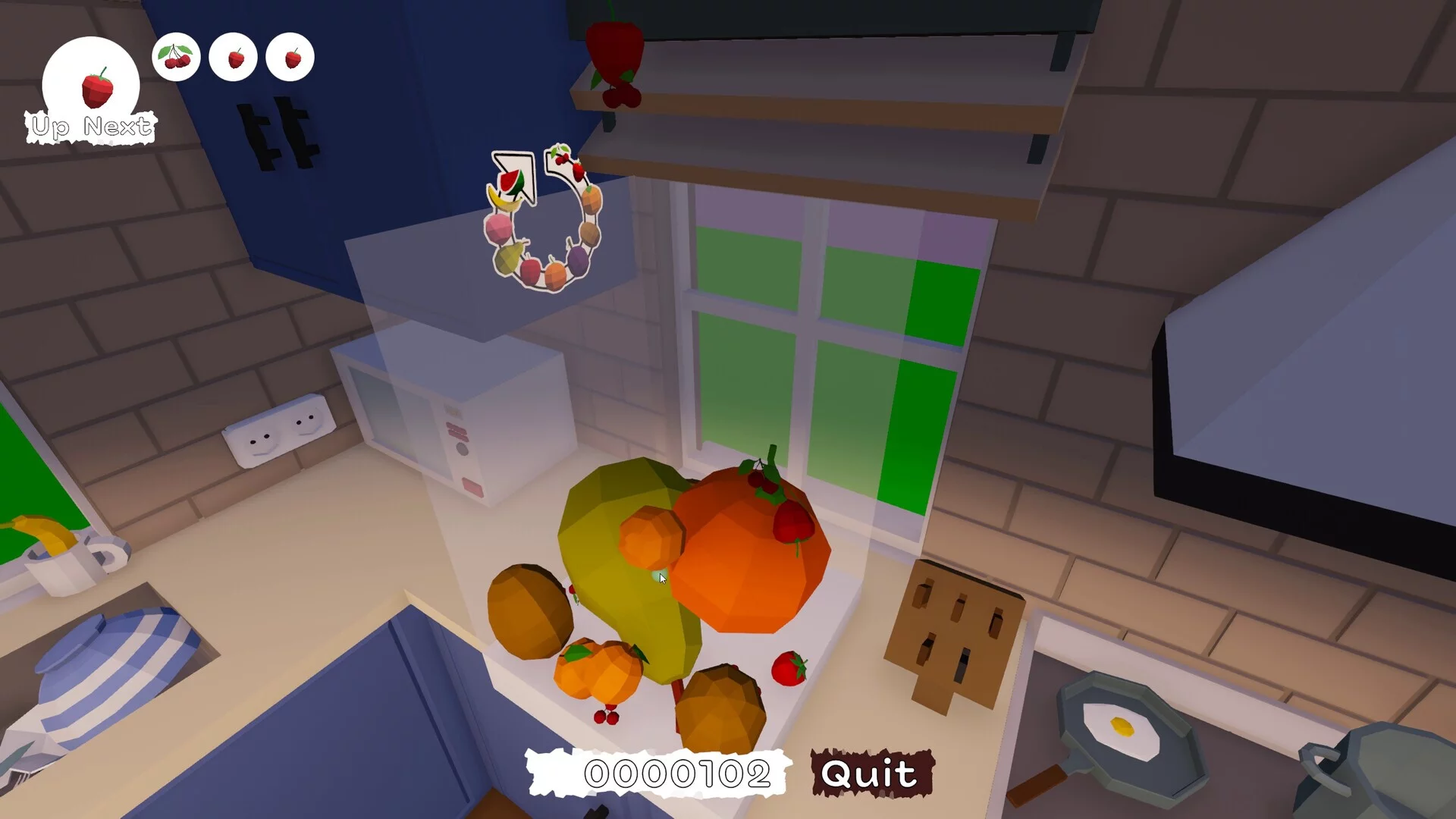 Изображение игры: 3D Watermelon Game