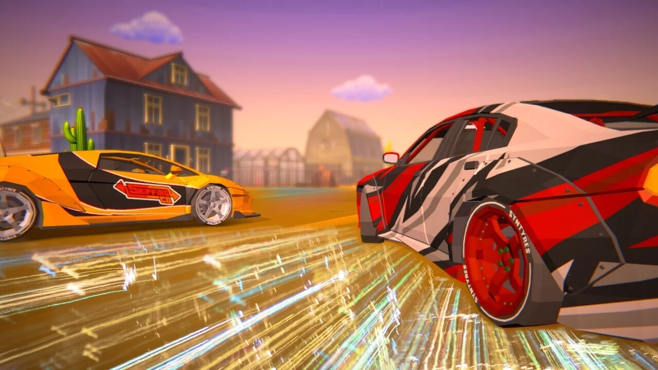 Изображение игры: Polyturbo Drift Racing Simulator