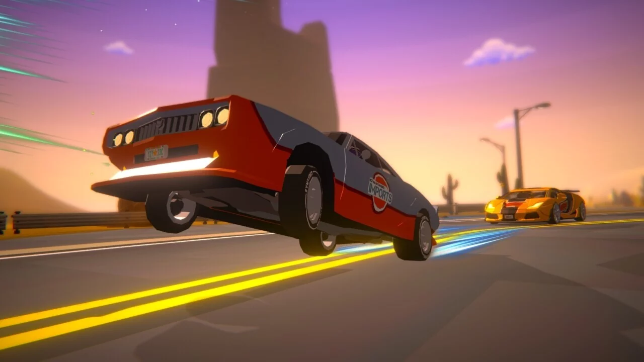 Изображение игры: Polyturbo Drift Racing Simulator