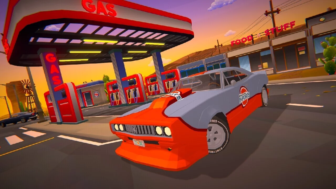 Изображение игры: Polyturbo Drift Racing Simulator