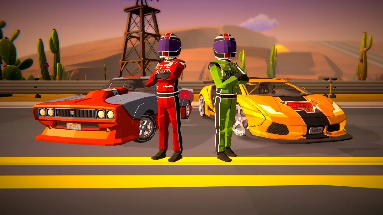 Изображение игры: Polyturbo Drift Racing Simulator