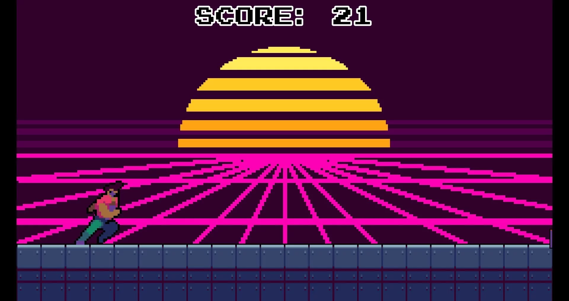 Изображение игры: Synthwave Runner