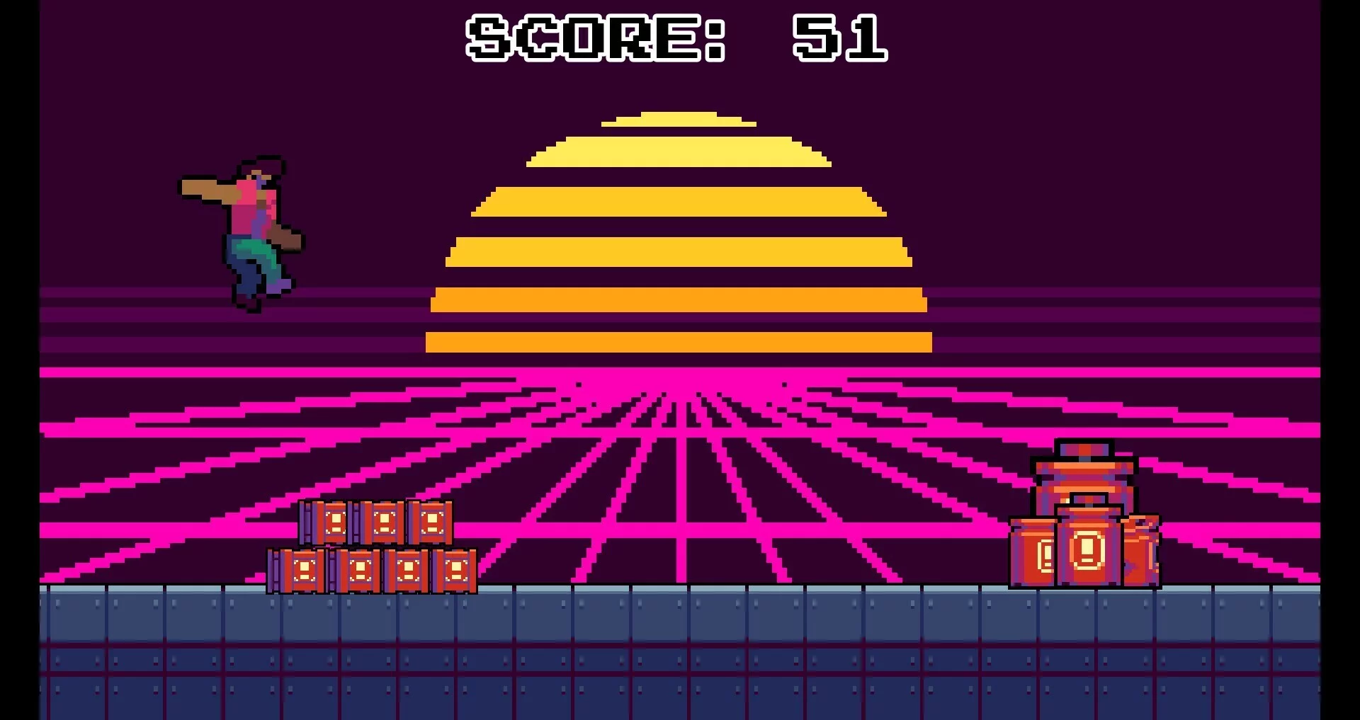 Изображение игры: Synthwave Runner