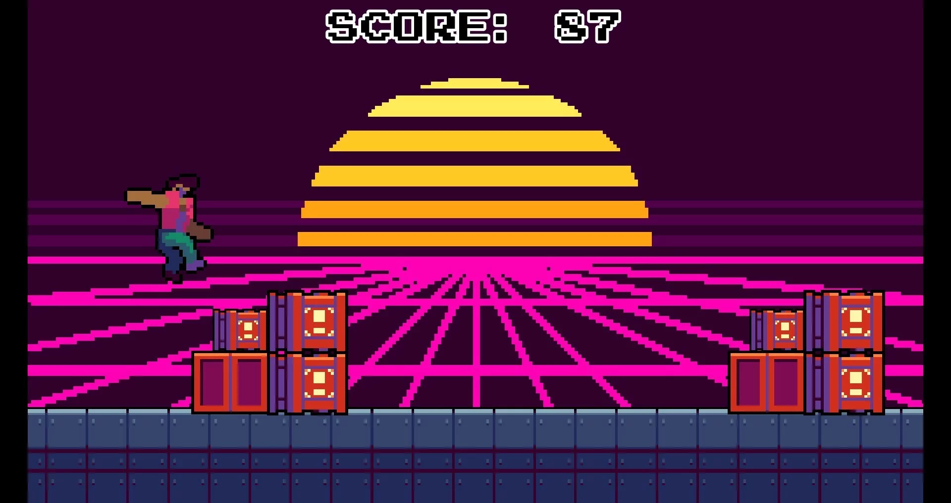 Изображение игры: Synthwave Runner
