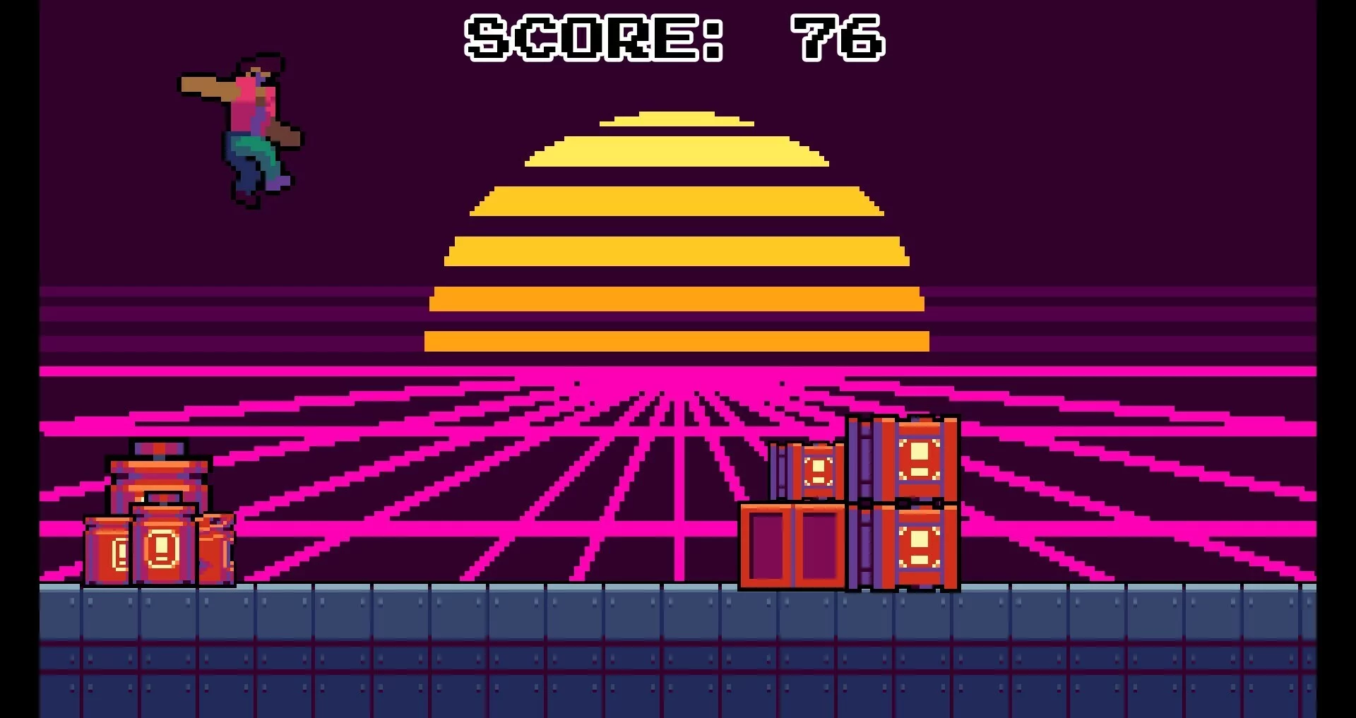 Изображение игры: Synthwave Runner