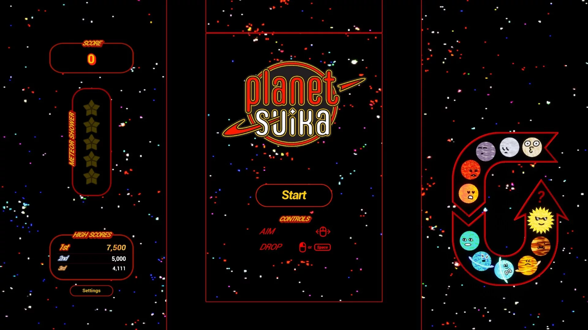 Изображение игры: Planet Suika