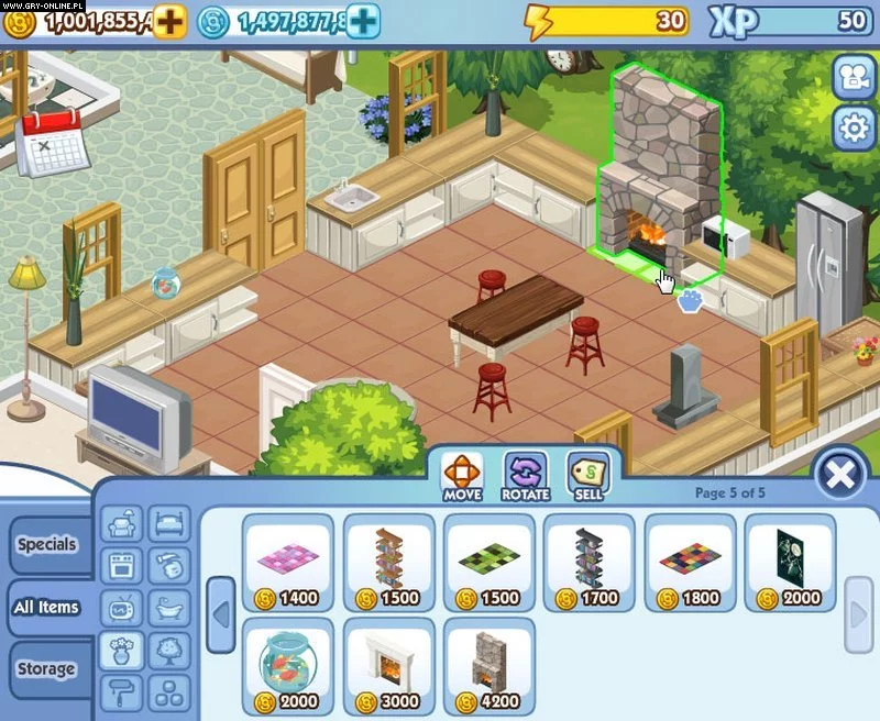 Изображение игры: The Sims Social