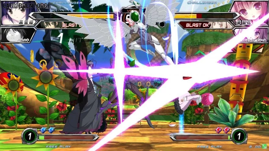Изображение игры: Dengeki Bunko: Fighting Climax Ignition