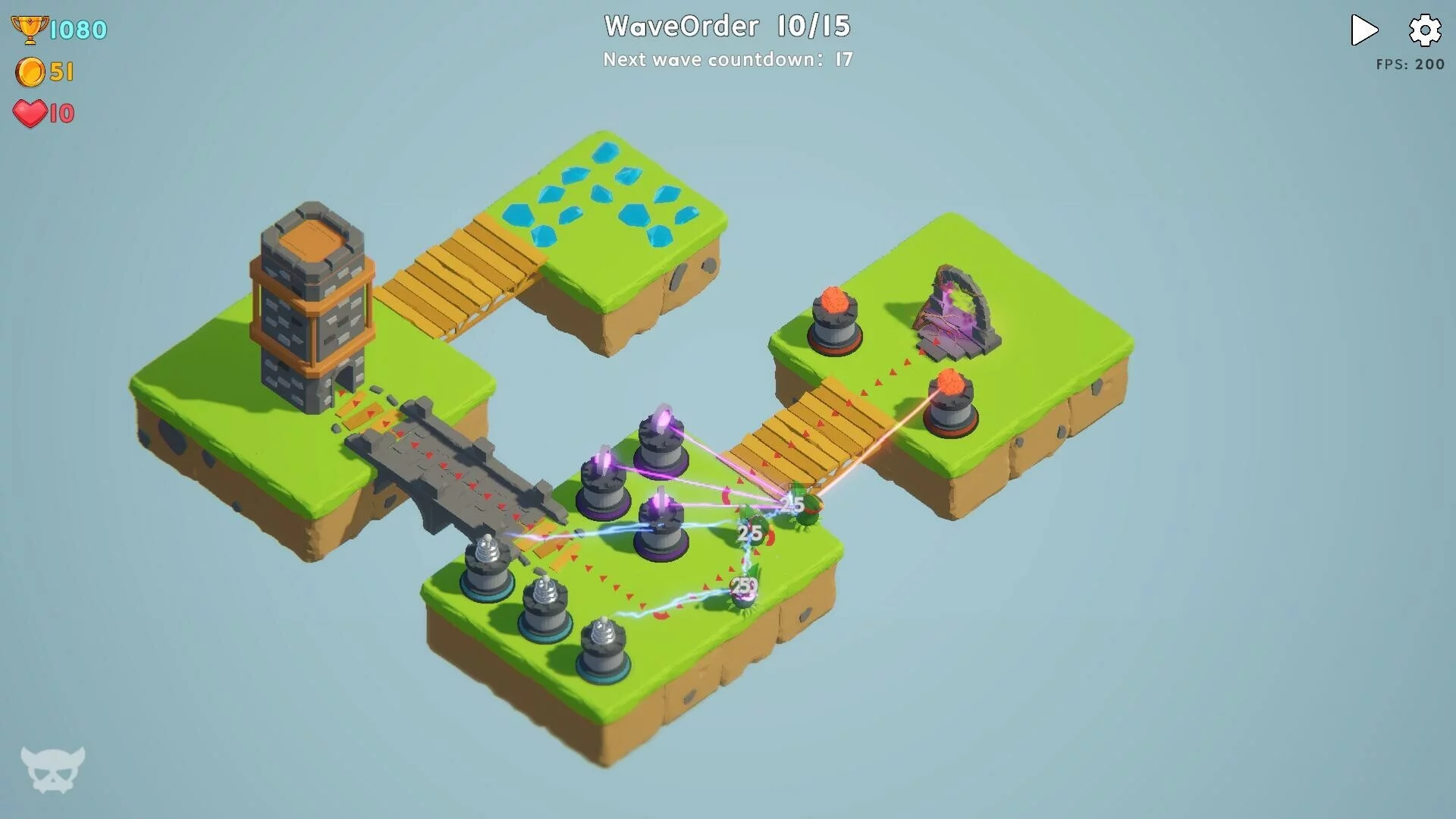 Изображение игры: Cloud Castle