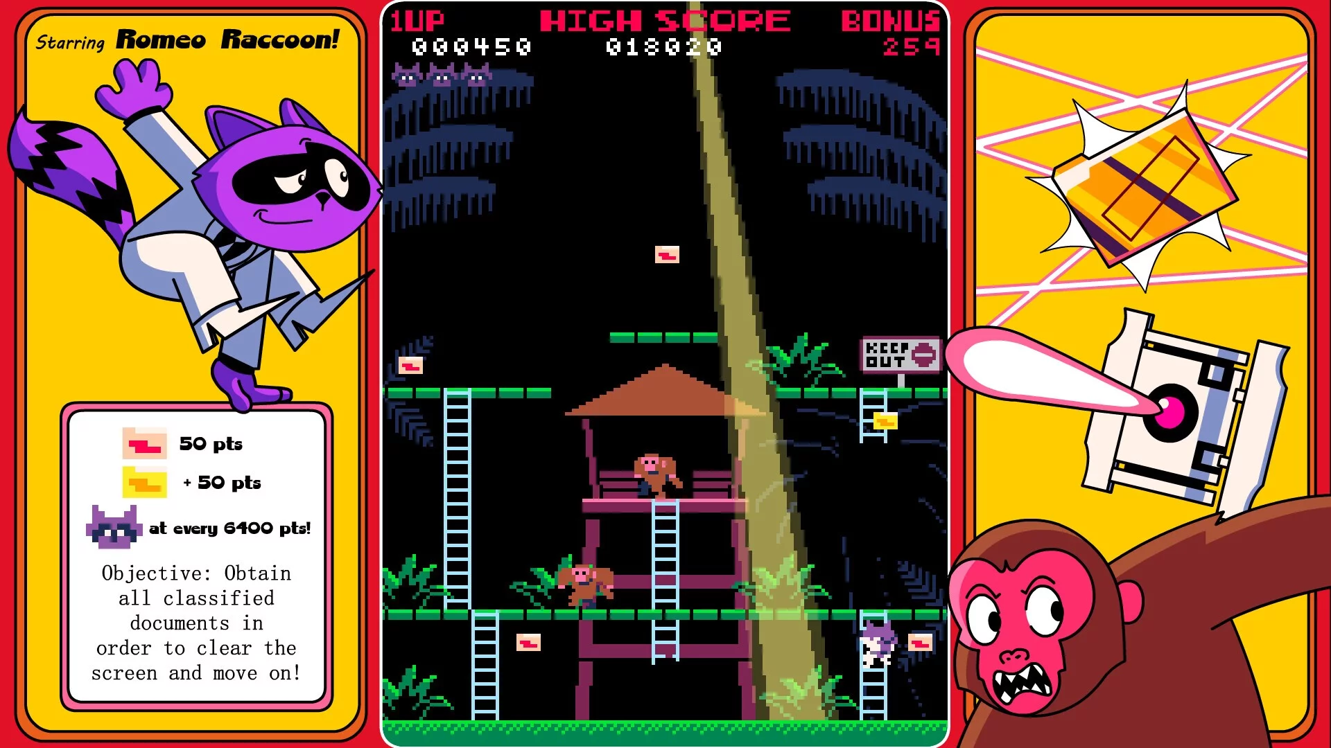 Изображение игры: Super Spy Raccoon