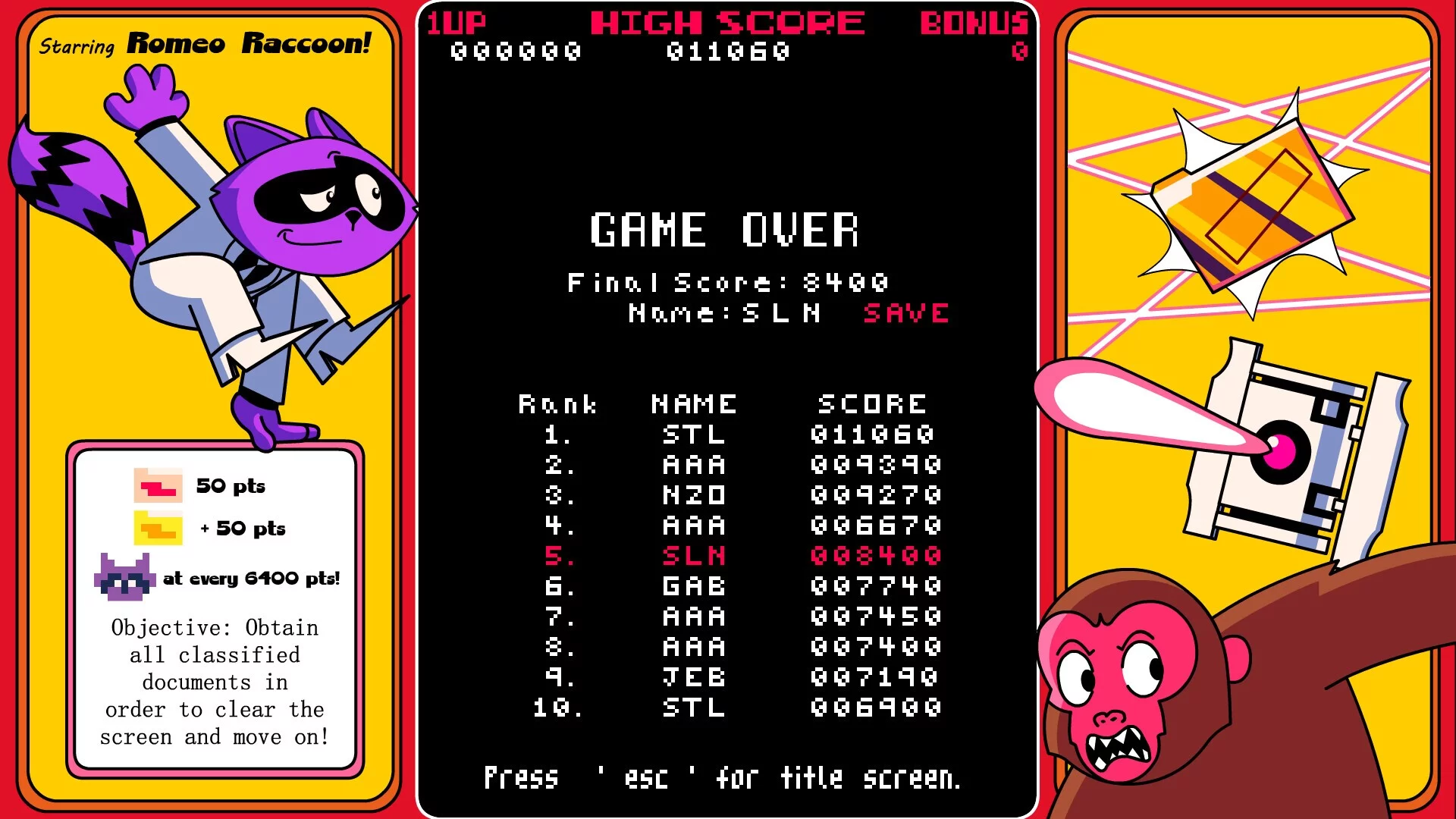 Изображение игры: Super Spy Raccoon