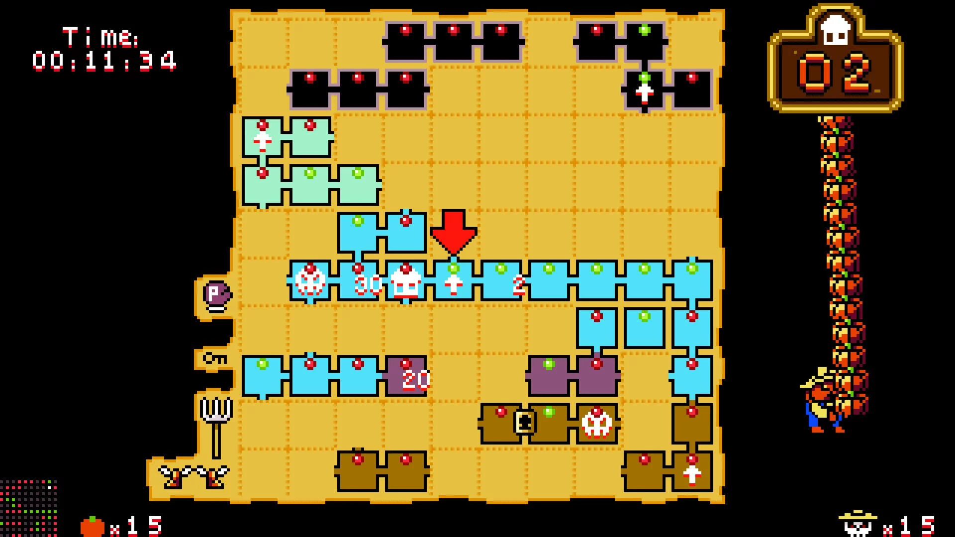 Изображение игры: 100 Pumpkins 2