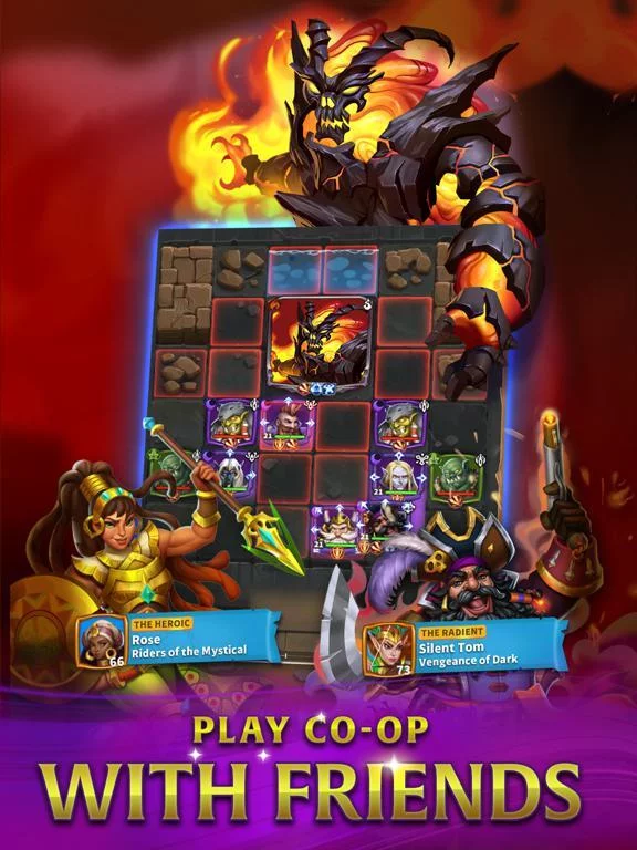 Изображение игры: Friends & Dragons - Puzzle RPG