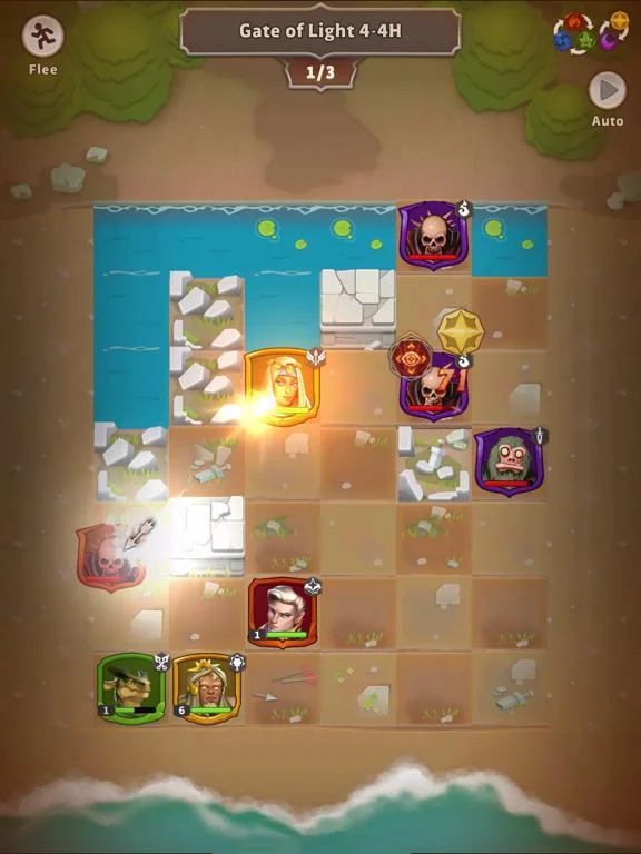 Изображение игры: Friends & Dragons - Puzzle RPG