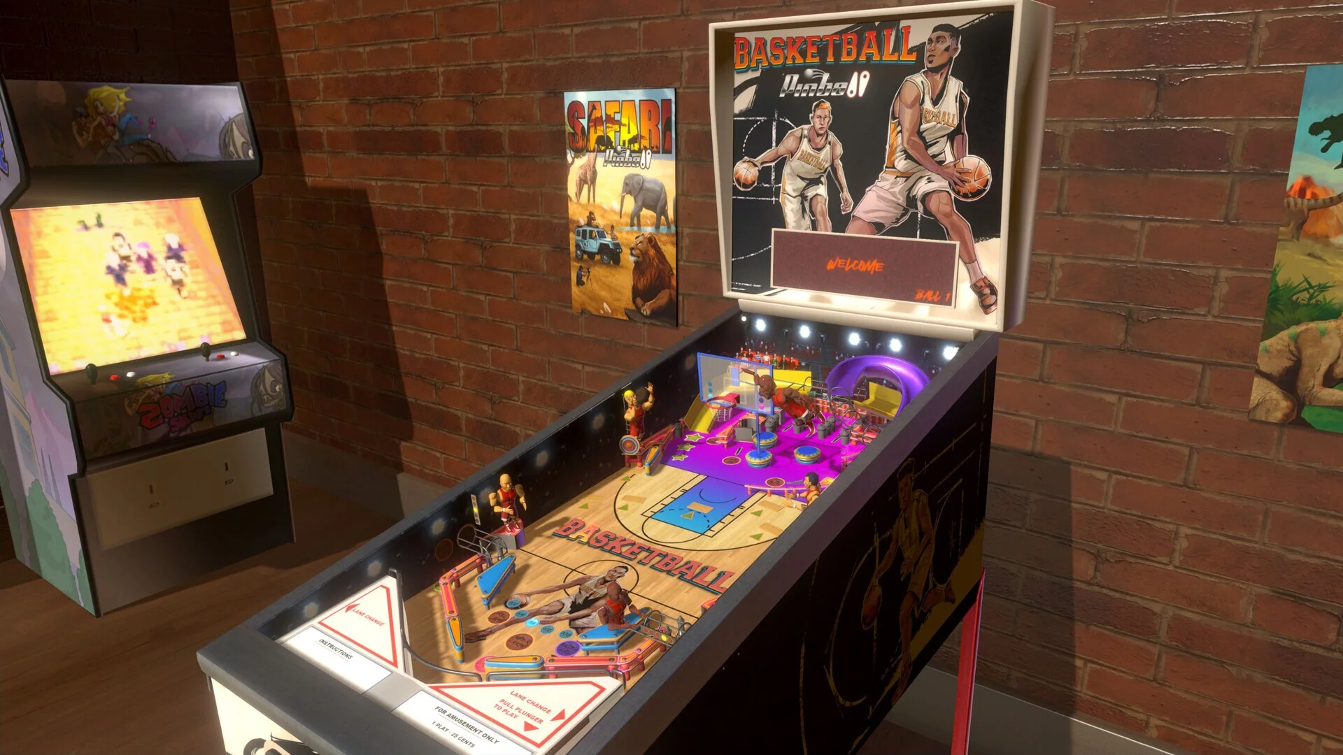 Изображение игры: Basketball Pinball