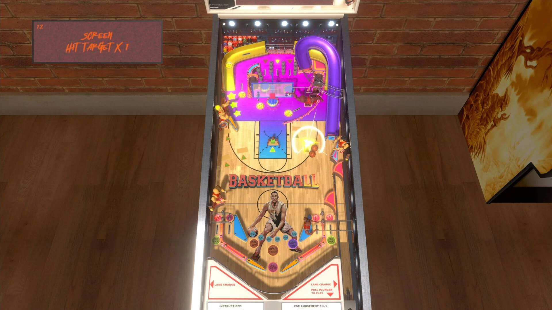 Изображение игры: Basketball Pinball